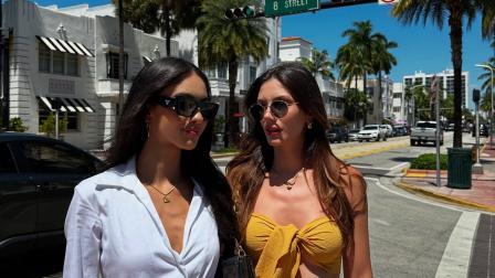 Fabiola Valentín (izq) y Mariana Varela, Miss Argentina y Miss Puerto Rico 2020 respectivamente, en una imagen difundida en sus redes sociales en febrero de 2025.