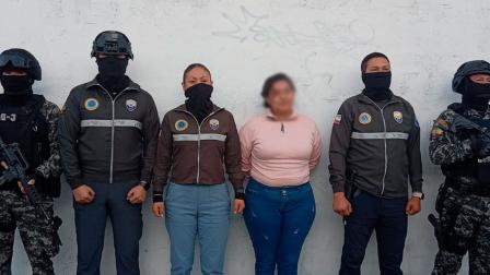 Presunta coautora de un secuestro extorsivo en Quito fue detenida por la Policía Nacional.
