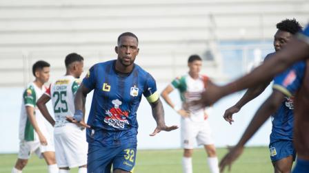 Anthony Bedoya festeja su gol ante Juventud Italiana este jueves 20 de agosto por los octavos de final de la Copa Ecuador 2026.
