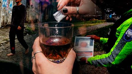 Composición fotográfica para ilustrar casos de desaparición vinculados al uso de escopolamina.
