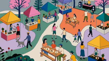 Imagen promocional de la Feria Gastronómica Manden a Las Casas, que se desarrolla en Quito el 22 de agosto de 2026.