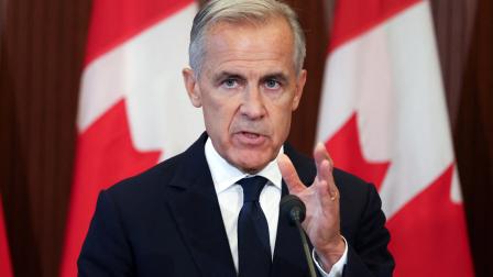 Primer ministro canadiense, Mark Carney, en una conferencia de prensa en Ottawa, el 22 de agosto de 2026.