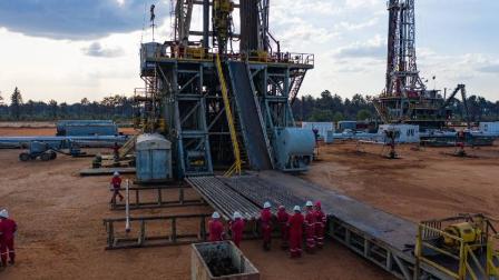 Imagen referencial de un pozo de la División Carabobo de PDVSA, que forma parte de la Faja Petrolífera del Orinoco de Venezuela.