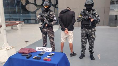 Captura de alias ‘Reinaldo’, presunto sicario de Los Lobos, en Quito.