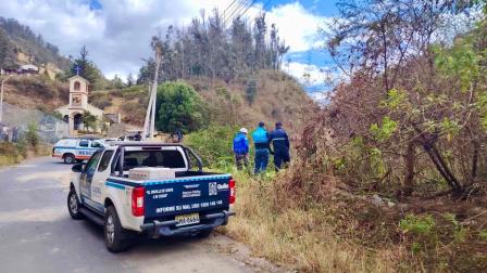 Operativo de búsqueda en Guápulo, Quito, donde fue hallado el cuerpo de Lizeth Bunshi, el 25 de agosto de 2026.