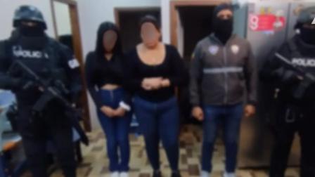 La Policía detuvo a dos mujeres como parte del operativo Columbus, realizado el 26 de agosto de 2026.