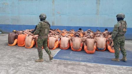 Imagen referencial sobre una requisa en el Centro de Privación de Libertad Santo Domingo N.° 1, en el cantón de Santo Domingo, el 1 de octubre de 2026.