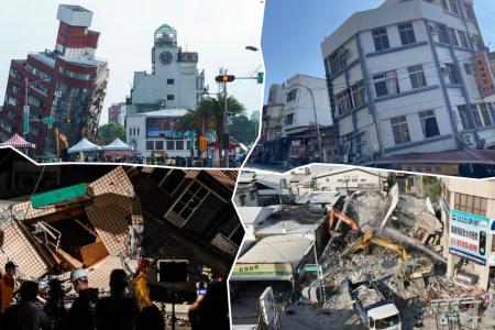 Imágenes tras el terremoto de Taiwán, de más de 7 grados de magnitud, el 3 de abril de 2024.