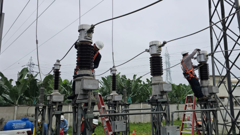 Equipo técnico de Transelectric finalizó los trabajos de mantenimiento en la subestación Machala, en la provincia de El Oro, el 21 de agosto de 2024.