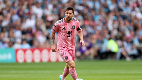 Fotografía de Lionel Messi el 10 de mayo de 2025 en St Paul, Minnesota.