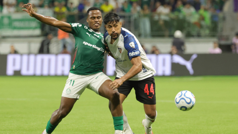 Liga de Quito se enfrentó a Palmeiras por la Copa Libertadores, en Sao Paulo, el 9 de septiembre de 2026.