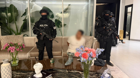 Un detenido en Guayas el 24 de septiembre de 2026, en un operativo ejecutado por la Policía de Ecuador y el Comando Sur de Estados Unidos.