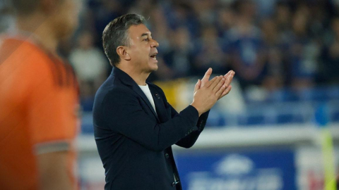 Marcelo Gallardo, durante el partido de Ecuador ante Japón, el 1 de octubre de 2026.