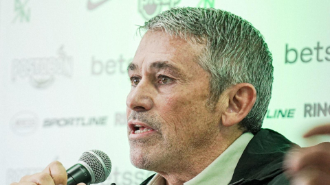 Gustavo Fermani, nuevo director deportivo de Barcelona SC durante una entrevista en su exequipo Atlético Nacional, el 12 de junio de 2024.