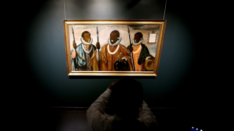 Museo de Ecuador recibe obra 'Los tres mulatos de Esmeraldas' de 1599