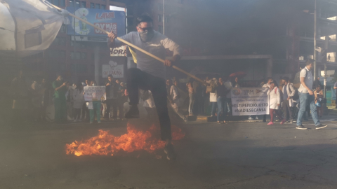 Protesta en Quito