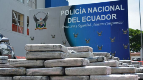 La Policía decomisó más de 380 kilogramos de cocaína en El Oro 