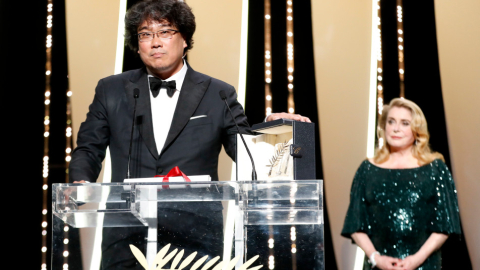 El director surcoreano Bong Joon-ho, ganó la Palma de Oro, el premio mayor en el Festival de Cine de Cannes, en la edición de 2019.