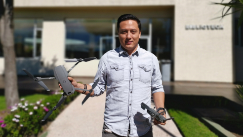 Santiago Uribe ganador de concursos internacionales de video con drones