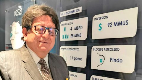 Marcelo Aguirre, vicepresidente de Petrosud-Petroriva y Palanda-Yuca Sur 