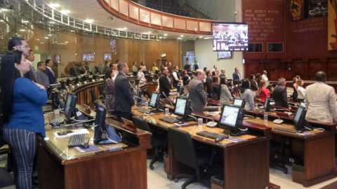 El pleno de la Asamblea durante la sesión 604 del 27 de junio.