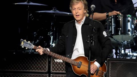 Una de las presentanciones de  Paul McCartney en Las Vegas en junio de 2019.