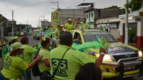 Campaña electoral de Alianza PAIS en Guayas, para los comicios de 2013.