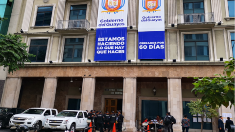 La Prefectura del Guayas estuvo cerrada por 60 días laborales, para una evaluación interna y administrativa. 