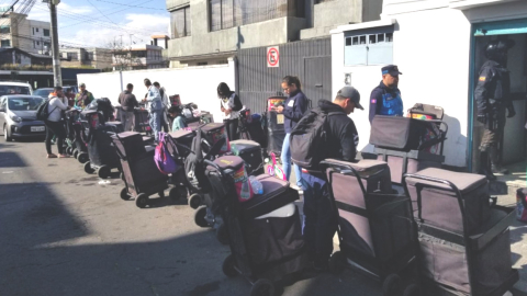 La AMC clausuró tres bodegas en el norte de la capital. 