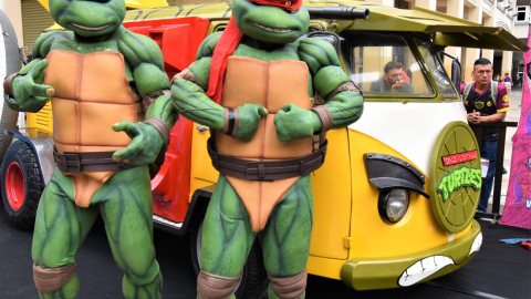 Una réplica de la famosa kombi de las Tortugas Ninja será exhibida en el Comic Con Ecuador 2019. 