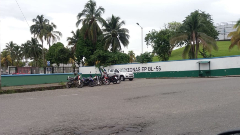 Estación de Petroamazonas en Lago Agrio, en la provincia de Sucumbíos.