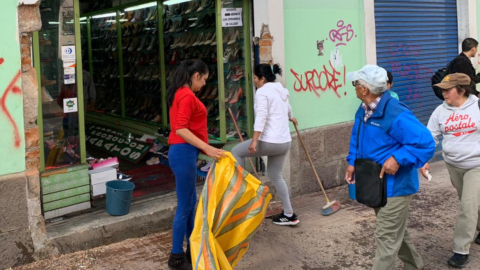 Durante los 11 días de paro en Ecuador, en octubre de 2019, varios locales del Centro Histórico de Quito fueron atacados. 