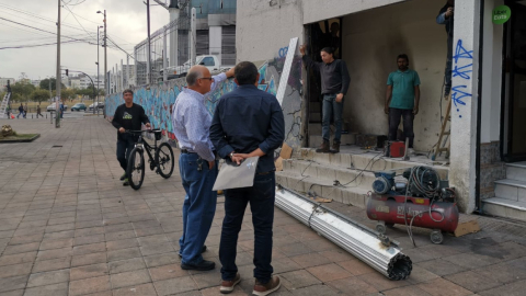 Una distribuidora de bicicletas fue saqueada durante las protestas. 