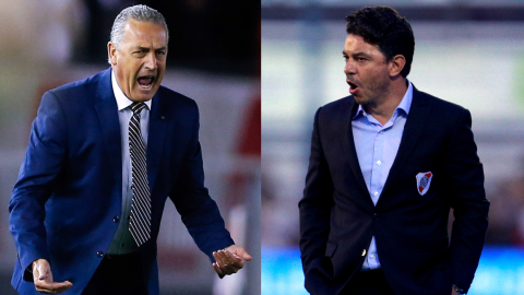 Gustavo Alfaro y Marcelo Gallardo, dos estilos distintos en busca de la final. 