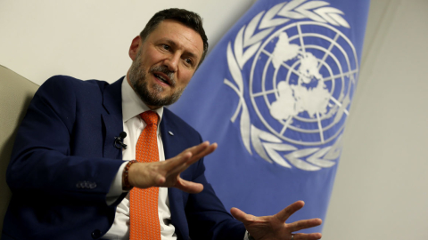 El directivo de ONU Ecuador, Arnaud Peral.