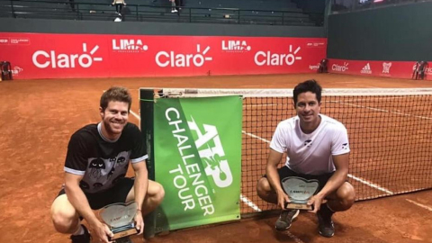 El ecuatoriano, Gonzalo Escobar, consiguió el título de dobles junto a  Ariel Behar en el Challenger de Lima.