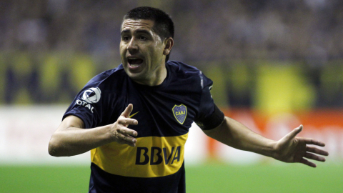  Juan Román Riquelme anunció su retiro del fútbol el 26 de enero de 2015.