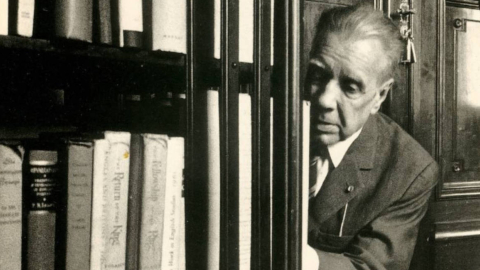 Imagen de archivo del escritor argentino Jorge Luis Borges.