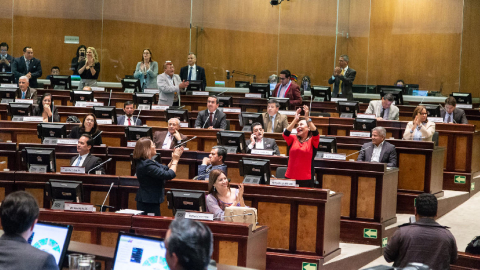 El pleno de la Asamblea aprobó las reformas al Código de la Democracia el 3 de diciembre de 2019.