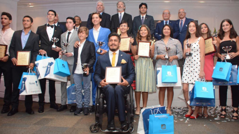 La Federación ecuatoriana de tenis reconoció a los deportistas más destacados de 2019.