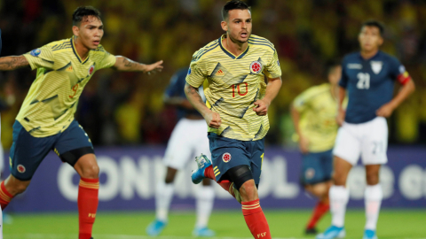 Nicolás Benedetti fue una de las figuras en la goleada de Colombia sobre Ecuador.