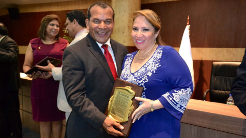 Jimmy Salazar y Pamela Martínez