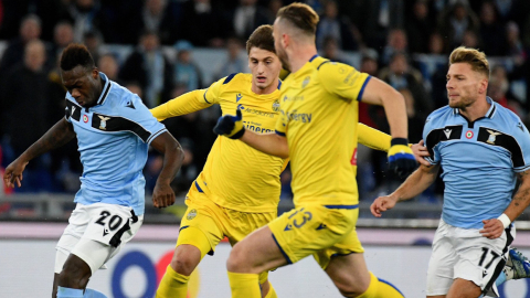 El equipo del ecuatoriano Felipe Caicedo empató 0-0 contra Hellas Verona en el torneo local.