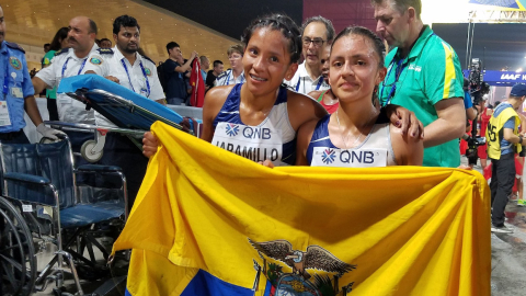 Carla Jaramillo y Glenda Morejón competirán en el torneo ecuatoriano para definir a la selección que dispute el Sudamericano en Lima. 