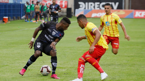 Partido entre Independiente del Valle y Aucas, en Sangolquí.