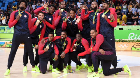 El equipo de baloncesto de los Estados Unidos llevó figuras de la NBA a distintos Juegos Olímpicos, los últimos fueron Río 2016, donde obtuvieron la medalla de oro. 