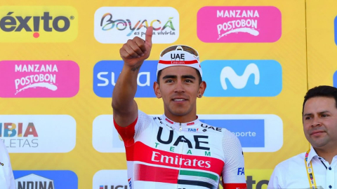 El colombiano Juan Sebastián Molano conquistó su tercera etapa de la edición 2020 del Tour Colombia 2.1