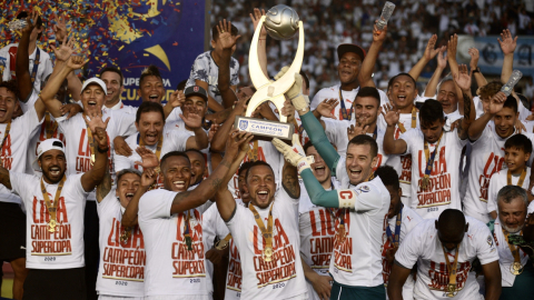 Liga de Quito se proclamó campeón de la Supercopa Ecuador 2020, en el estadio Christian Benítez de Guayaquil.