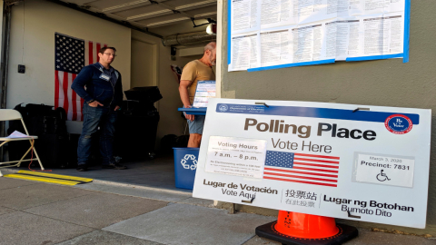 Más de 1.300 delegados se repartieron ayer martes tres de marzo en las elecciones primarias demócratas en Estados Unidos. 