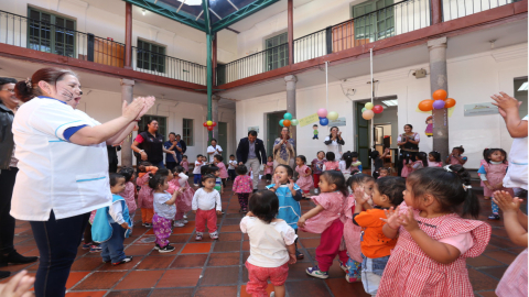 Agasajo por el día del Niño es un centro infantil del Estado, realizado en mayo de 2019. 